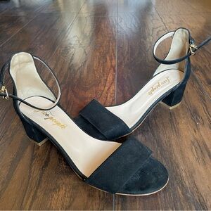 Free people black heels